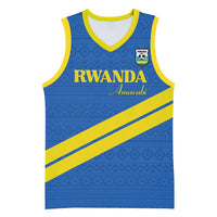 Custom Rwanda Football Basketball Jersey Pride Of Rwanda - Blue - Wonder Print Shop