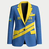 Custom Rwanda Football Blazer Pride Of Rwanda - Blue - Wonder Print Shop
