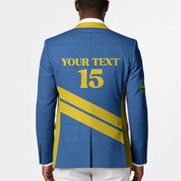 Custom Rwanda Football Blazer Pride Of Rwanda - Blue - Wonder Print Shop