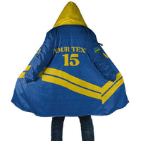 Custom Rwanda Football Cloak Pride Of Rwanda - Blue - Wonder Print Shop