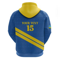 Custom Rwanda Football Hoodie Pride Of Rwanda - Blue - Wonder Print Shop