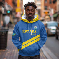 Custom Rwanda Football Hoodie Pride Of Rwanda - Blue - Wonder Print Shop