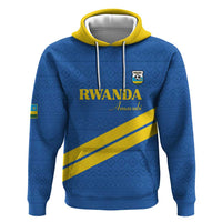 Custom Rwanda Football Zip Hoodie Pride Of Rwanda - Blue - Wonder Print Shop