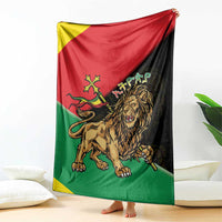 Ethiopia Empire 1270-1974 Blanket Lion Of Judah With Ethiopian Cross