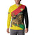 Ethiopia Empire 1270-1974 Button Sweatshirt Lion Of Judah With Ethiopian Cross