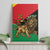 Ethiopia Empire 1270-1974 Canvas Wall Art Lion Of Judah With Ethiopian Cross