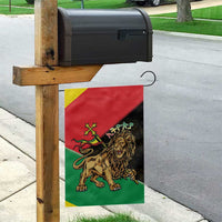 Ethiopia Empire 1270-1974 Garden Flag Lion Of Judah With Ethiopian Cross