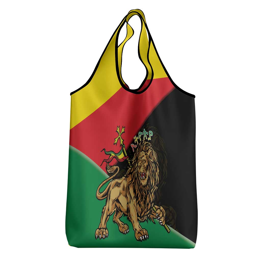 Ethiopia Empire 1270-1974 Grocery Bag Lion Of Judah With Ethiopian Cross