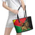 Ethiopia Empire 1270-1974 Leather Tote Bag Lion Of Judah With Ethiopian Cross