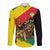Ethiopia Empire 1270-1974 Long Sleeve Button Shirt Lion Of Judah With Ethiopian Cross