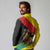 Ethiopia Empire 1270-1974 Long Sleeve Polo Shirt Lion Of Judah With Ethiopian Cross
