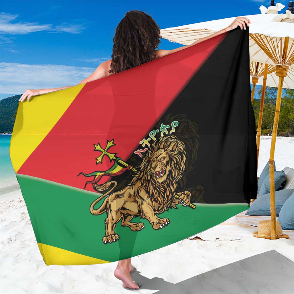 Ethiopia Empire 1270-1974 Sarong Lion Of Judah With Ethiopian Cross