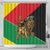 Ethiopia Empire 1270-1974 Shower Curtain Lion Of Judah With Ethiopian Cross