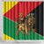 Ethiopia Empire 1270-1974 Shower Curtain Lion Of Judah With Ethiopian Cross
