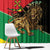 Ethiopia Empire 1270-1974 Window Curtain Lion Of Judah With Ethiopian Cross