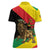 Ethiopia Empire 1270-1974 Women Polo Shirt Lion Of Judah With Ethiopian Cross