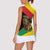 Ethiopia Empire 1270-1974 Women Sleeveless Polo Shirt Lion Of Judah With Ethiopian Cross