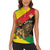 Ethiopia Empire 1270-1974 Women Sleeveless Polo Shirt Lion Of Judah With Ethiopian Cross