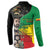 Haile Selassie Button Sweatshirt Lion Of Judah Ethiopia Rastafari