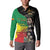 Haile Selassie Button Sweatshirt Lion Of Judah Ethiopia Rastafari
