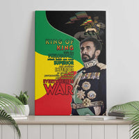 Haile Selassie Canvas Wall Art Lion Of Judah Ethiopia Rastafari