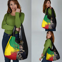 Haile Selassie Grocery Bag Lion Of Judah Ethiopia Rastafari