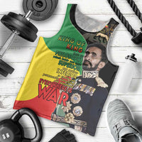 Haile Selassie Men Tank Top Lion Of Judah Ethiopia Rastafari