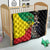 Haile Selassie Quilt Lion Of Judah Ethiopia Rastafari
