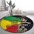 Haile Selassie Round Carpet Lion Of Judah Ethiopia Rastafari