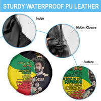 Haile Selassie Spare Tire Cover Lion Of Judah Ethiopia Rastafari