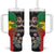 Haile Selassie Tumbler With Handle Lion Of Judah Ethiopia Rastafari