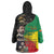 Haile Selassie Wearable Blanket Hoodie Lion Of Judah Ethiopia Rastafari