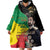 Haile Selassie Wearable Blanket Hoodie Lion Of Judah Ethiopia Rastafari