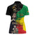 Haile Selassie Women Polo Shirt Lion Of Judah Ethiopia Rastafari