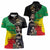 Haile Selassie Women Polo Shirt Lion Of Judah Ethiopia Rastafari