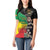Haile Selassie Women Polo Shirt Lion Of Judah Ethiopia Rastafari