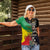 Haile Selassie Women Polo Shirt Lion Of Judah Ethiopia Rastafari