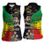 Haile Selassie Women Sleeveless Polo Shirt Lion Of Judah Ethiopia Rastafari