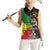 Haile Selassie Women Sleeveless Polo Shirt Lion Of Judah Ethiopia Rastafari
