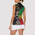 Haile Selassie Women Sleeveless Polo Shirt Lion Of Judah Ethiopia Rastafari