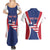 Personalised Liberia Couples Matching Summer Maxi Dress and Hawaiian Shirt Coat Of Arms With Flag Map