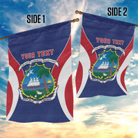 Personalised Liberia Garden Flag Coat Of Arms With Flag Map