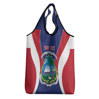 Personalised Liberia Grocery Bag Coat Of Arms With Flag Map