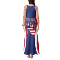 Personalised Liberia Tank Maxi Dress Coat Of Arms With Flag Map