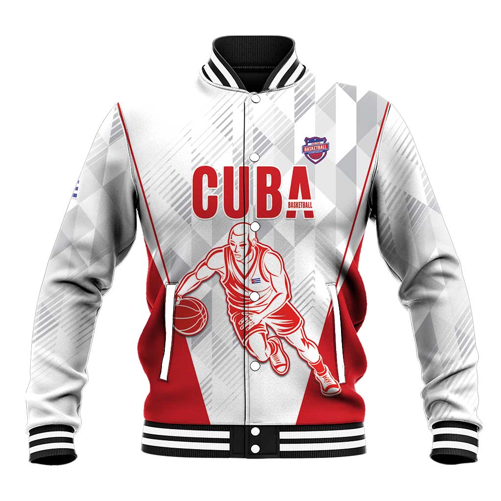 Custom Cuba Basketball Baseball Jacket Sporty Style