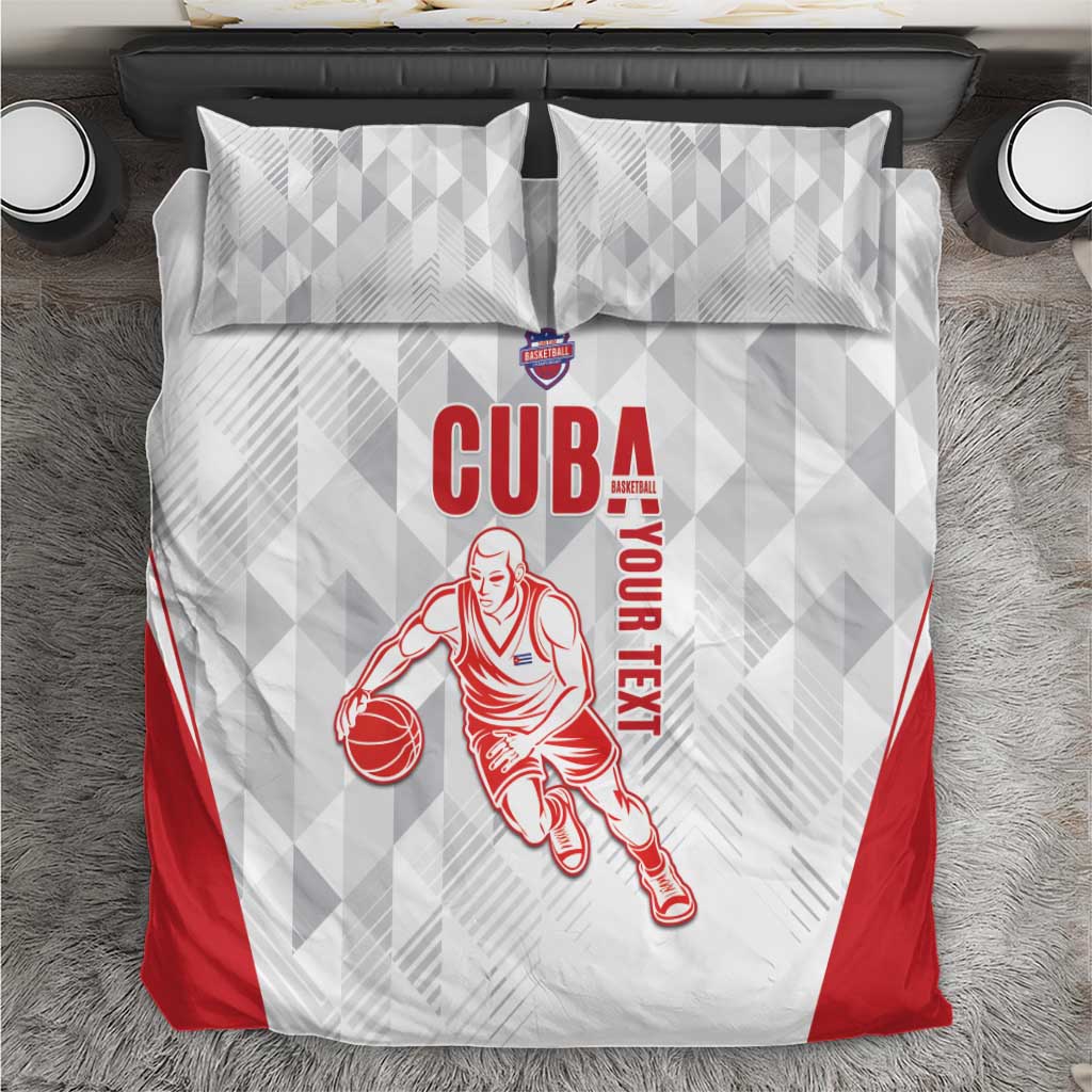 Custom Cuba Basketball Bedding Set Sporty Style