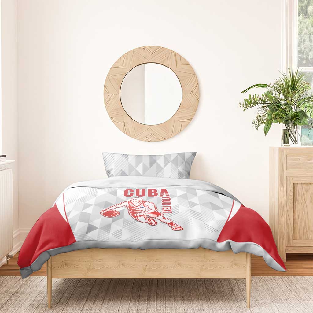 Custom Cuba Basketball Bedding Set Sporty Style