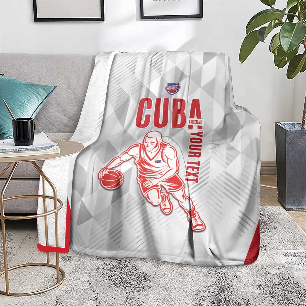 Custom Cuba Basketball Blanket Sporty Style
