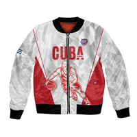 Custom Cuba Basketball Bomber Jacket Sporty Style