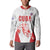Custom Cuba Basketball Button Sweatshirt Sporty Style